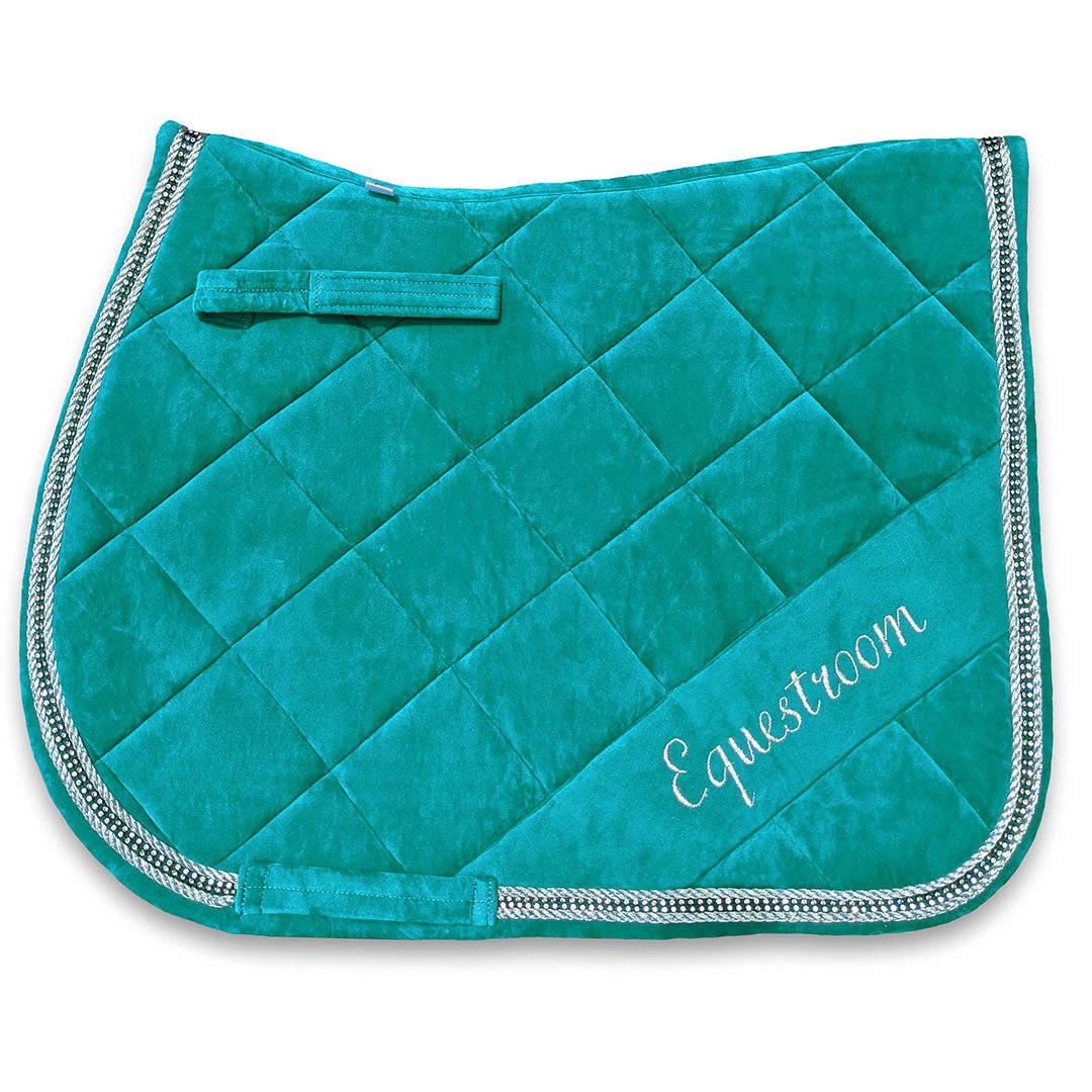 Equestroom Teal Saddle Pad - Equestroom - Equiluxe Tack