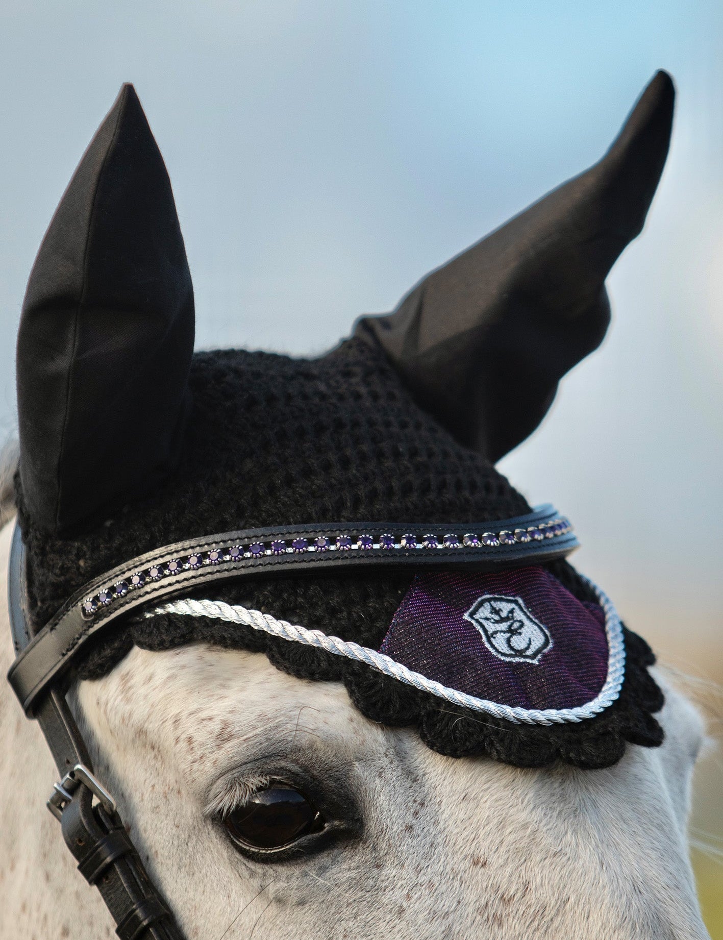 Equestroom Ultraviolet Fly Hat - Equestroom - Equiluxe Tack