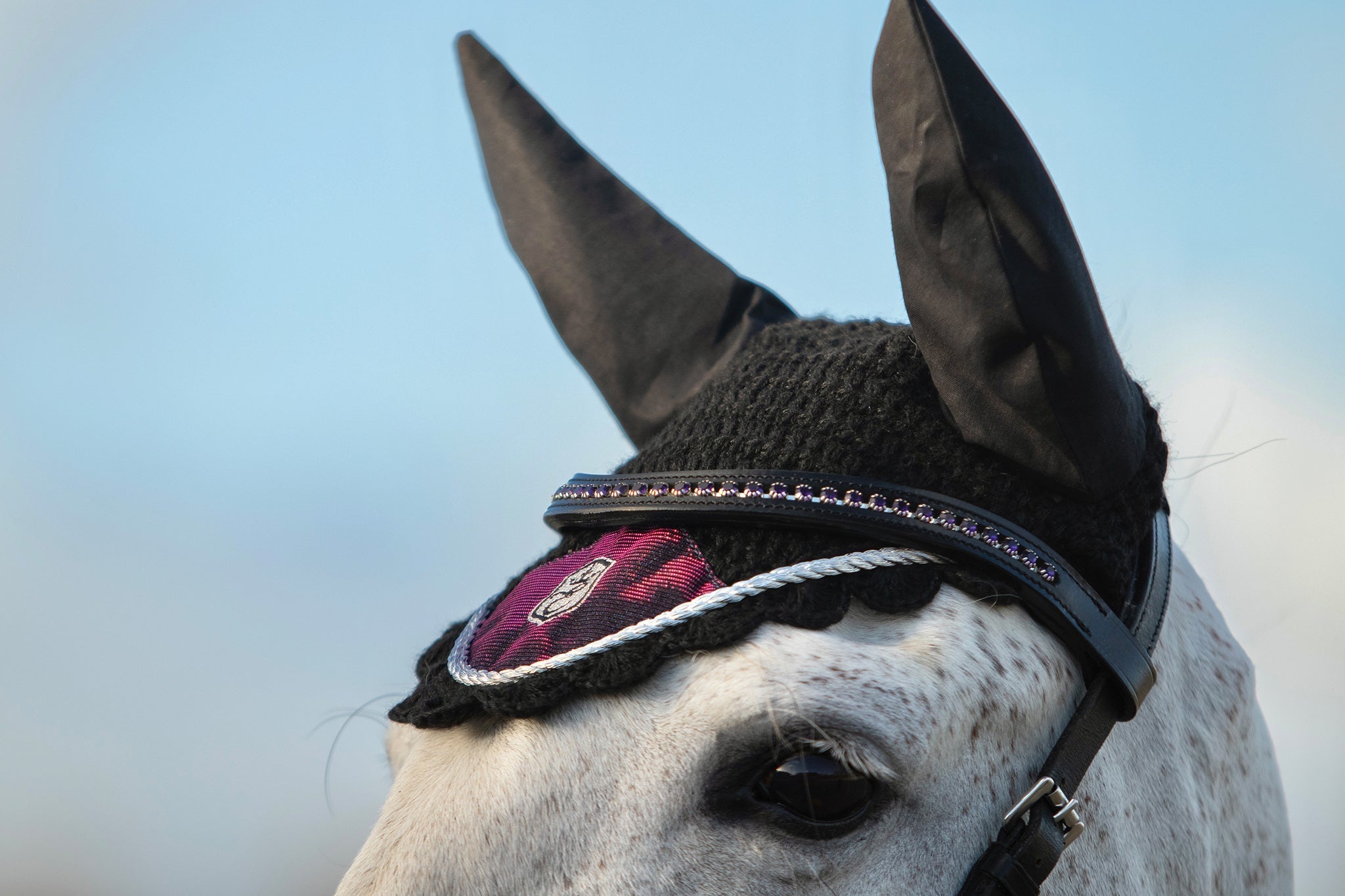 Equestroom Ultraviolet Fly Hat - Equestroom - Equiluxe Tack