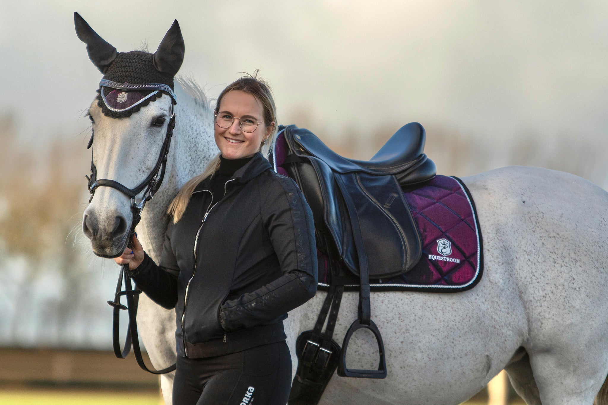 Equestroom Ultraviolet Saddle Pad - Equestroom - Equiluxe Tack