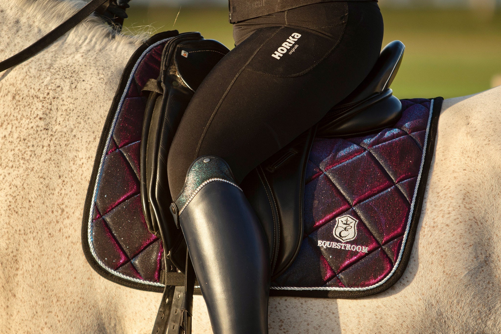 Equestroom Ultraviolet Saddle Pad - Equestroom - Equiluxe Tack