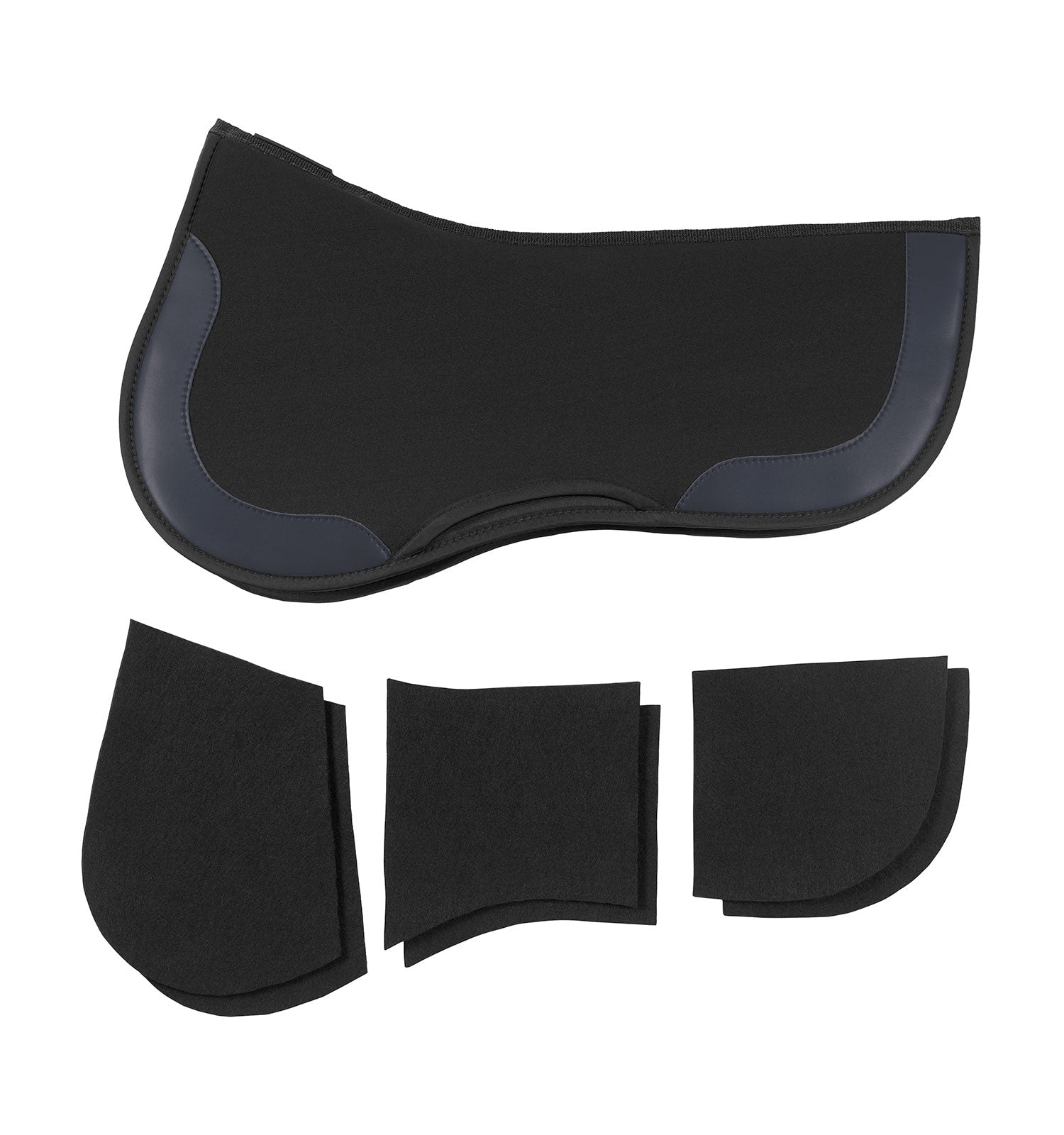 Equifit Thin ImpacTeq® Half Pad with Shims - EquiFit - Equiluxe Tack