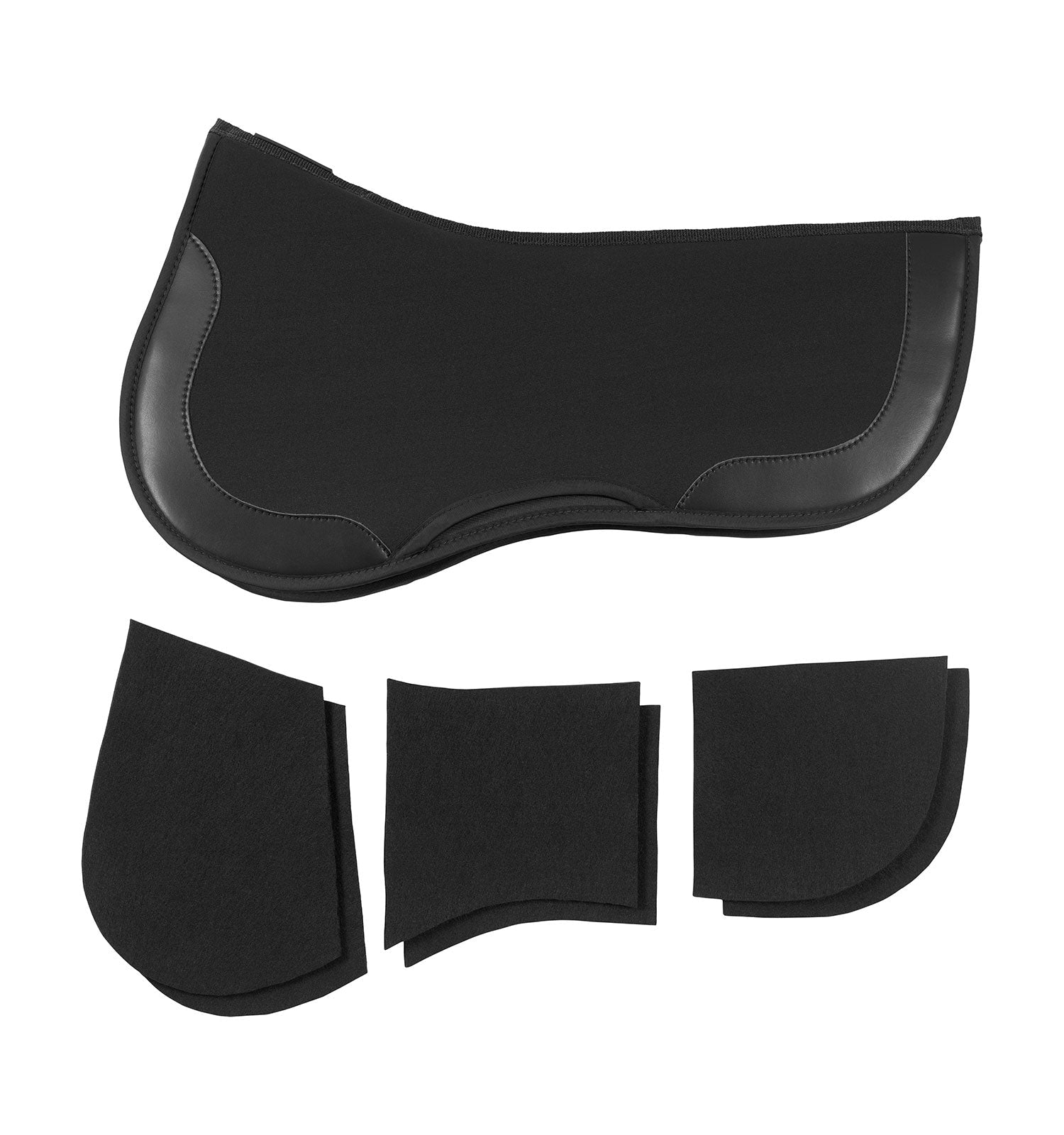 Equifit Thin ImpacTeq® Half Pad with Shims - EquiFit - Equiluxe Tack