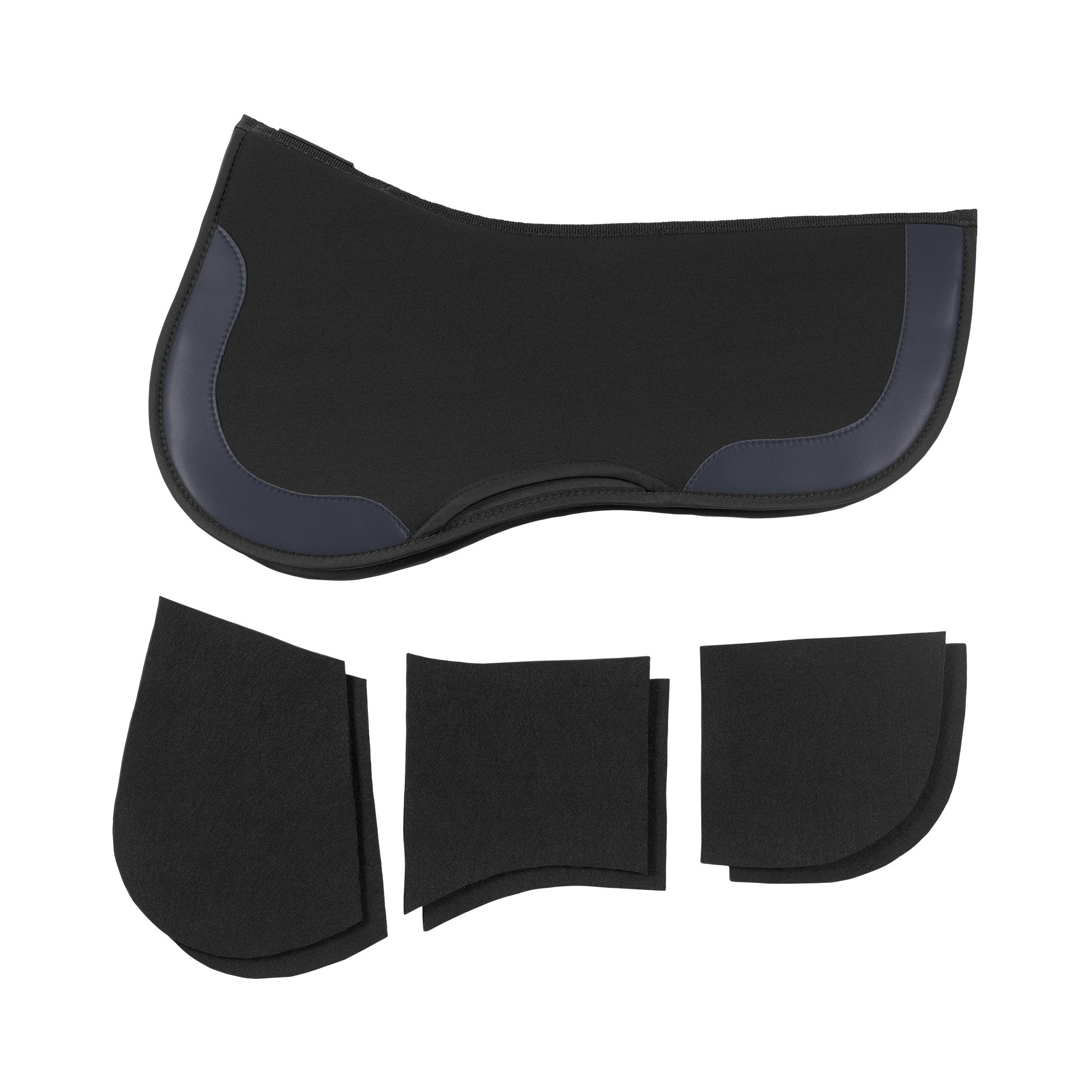 EquiFit® Thin ImpacTeq® Half Pad with Shims - EquiFit - Equiluxe Tack