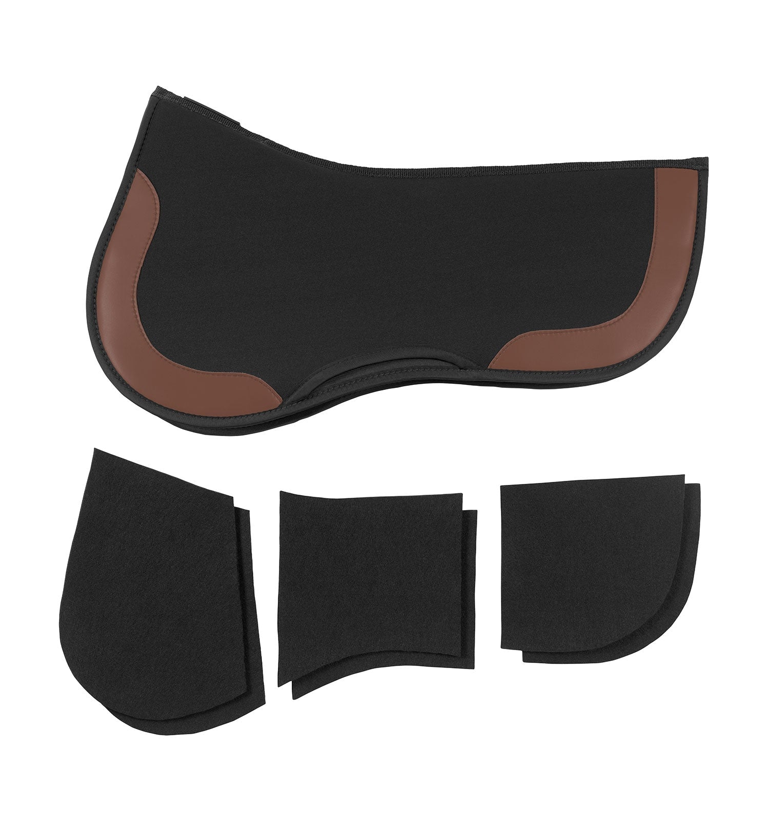 Equifit Thin ImpacTeq® Half Pad with Shims - EquiFit - Equiluxe Tack
