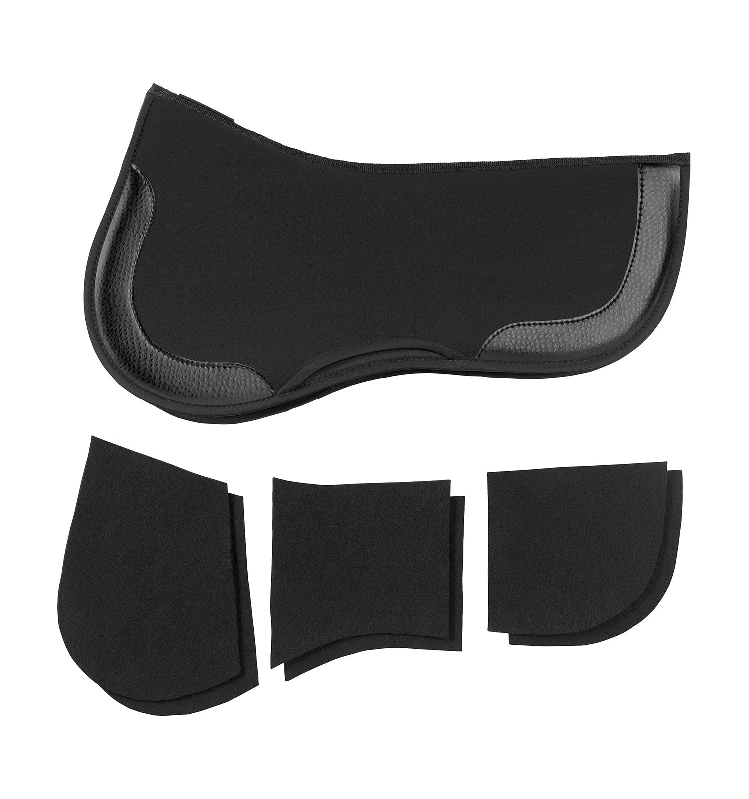 Equifit Thin ImpacTeq® Half Pad with Shims - EquiFit - Equiluxe Tack
