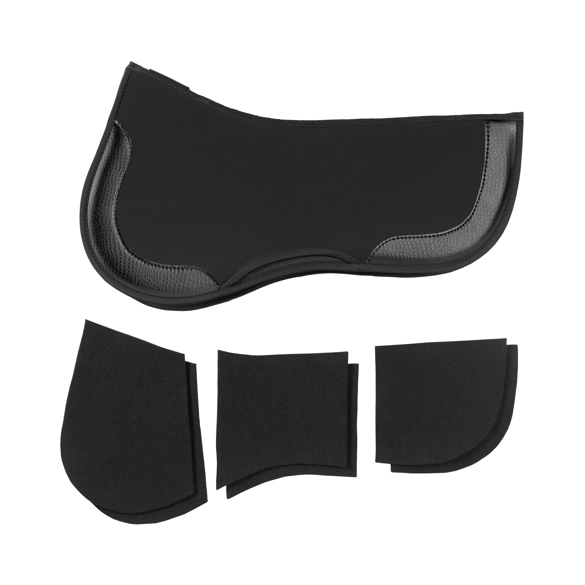 EquiFit® Thin ImpacTeq® Half Pad with Shims - EquiFit - Equiluxe Tack