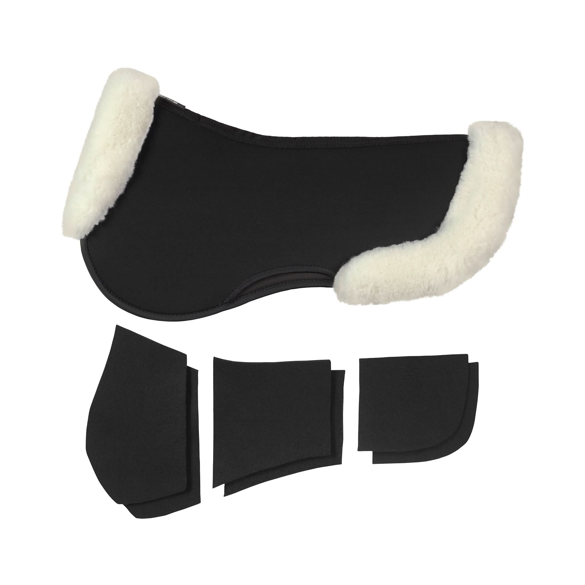 EquiFit® UltraWool™ Thin ImpacTeq® Half Pad with Shims - EquiFit - Equiluxe Tack