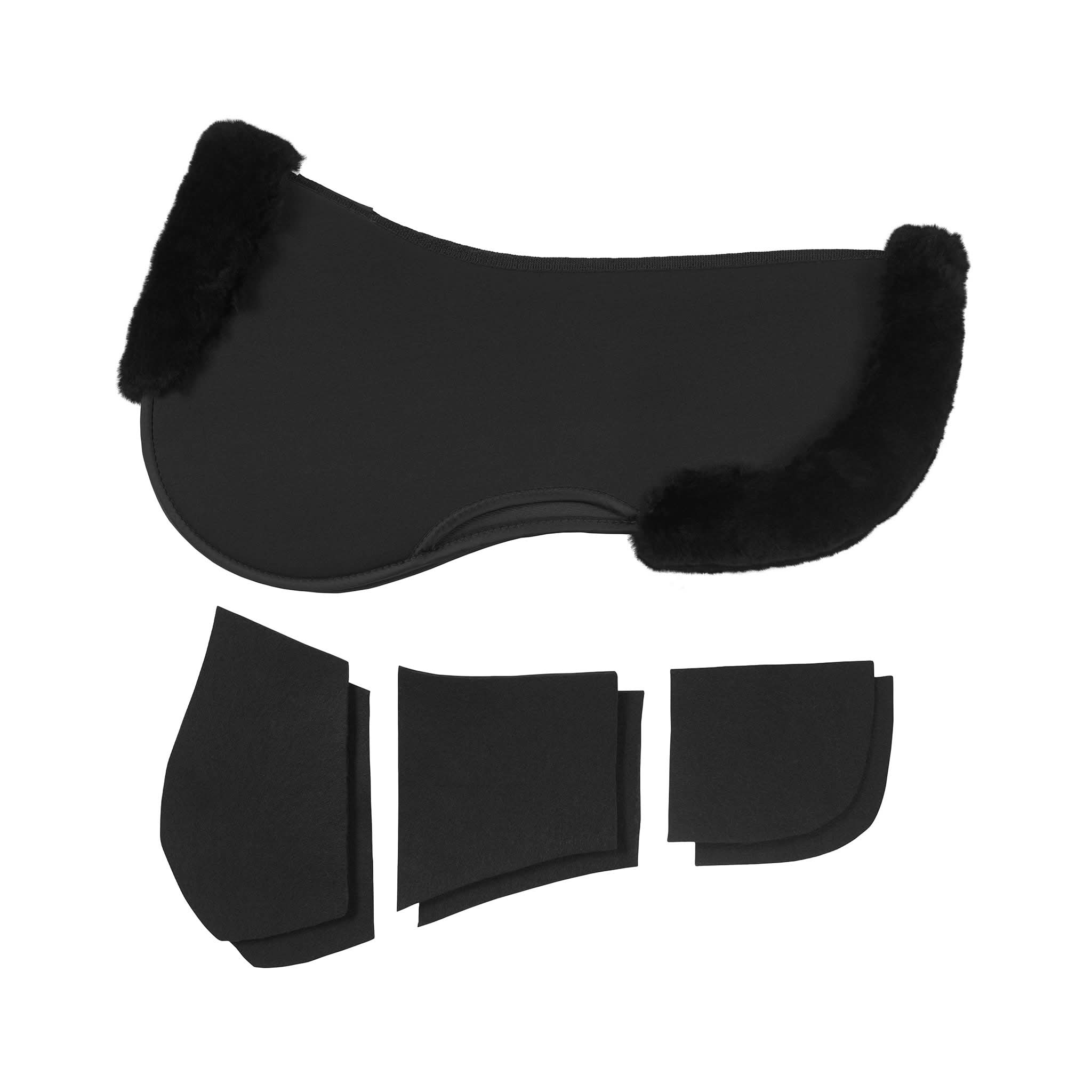 EquiFit® UltraWool™ Thin ImpacTeq® Half Pad with Shims - EquiFit - Equiluxe Tack