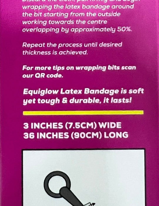 Equiglow Latex Bandage & Bit Wrap - Equiluxe Tack - Equiluxe Tack