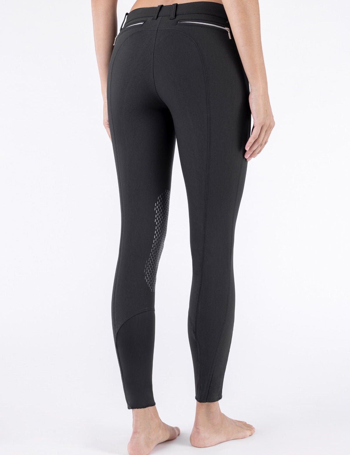 Equiline Ash "Black Triangle" Women's Riding Breeches - Black - Equiline - Equiluxe Tack