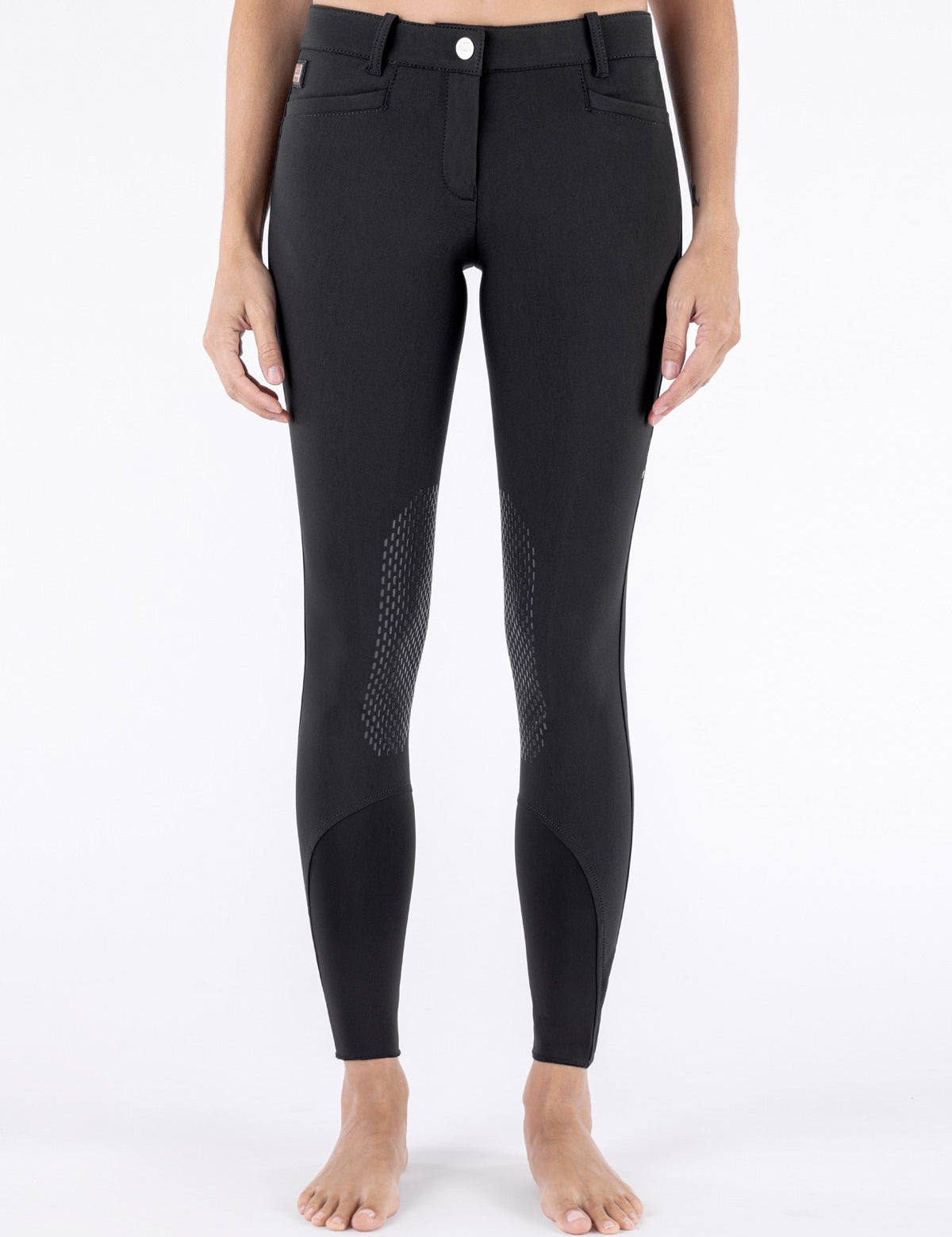 Equiline Ash "Black Triangle" Women's Riding Breeches - Black - Equiline - Equiluxe Tack