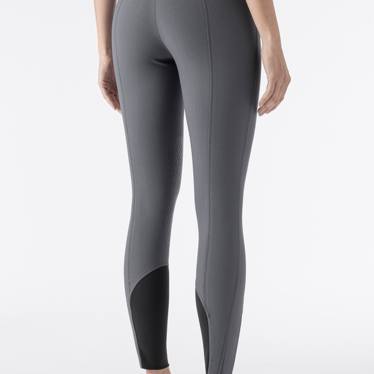 Equiline Ash "Black Triangle" Women's Riding Breeches - Grey - Equiline - Equiluxe Tack