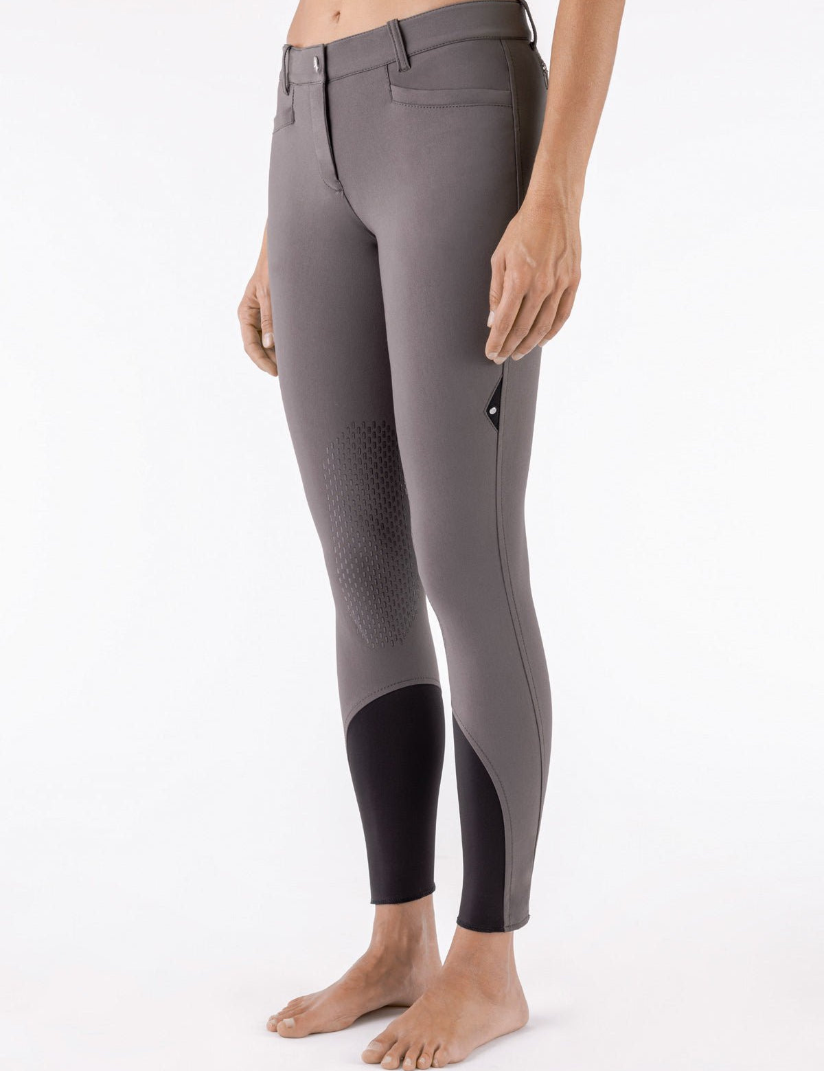 Equiline Ash "Black Triangle" Women's Riding Breeches - Marsh - Equiline - Equiluxe Tack