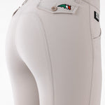 Equiline Boston "Black Triangle" Women's Riding Breeches - Beige - Equiline - Equiluxe Tack