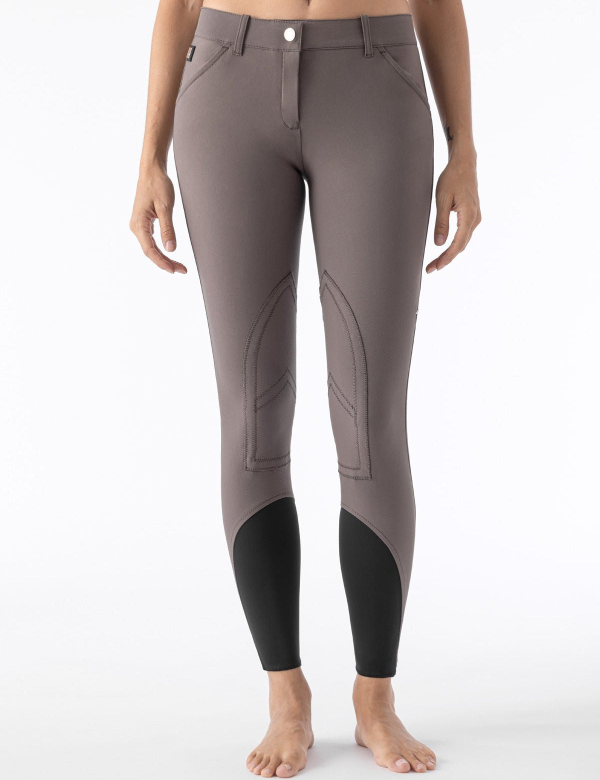 Equiline Boston "Black Triangle" Women's Riding Breeches - Marsh - Equiline - Equiluxe Tack