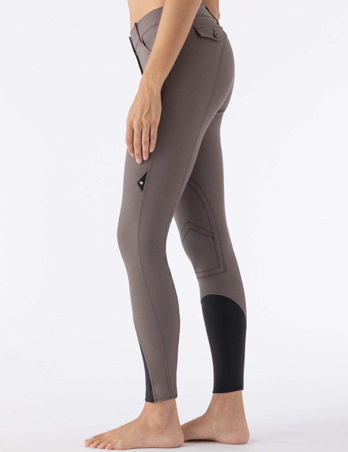 Equiline Boston "Black Triangle" Women's Riding Breeches - Marsh - Equiline - Equiluxe Tack