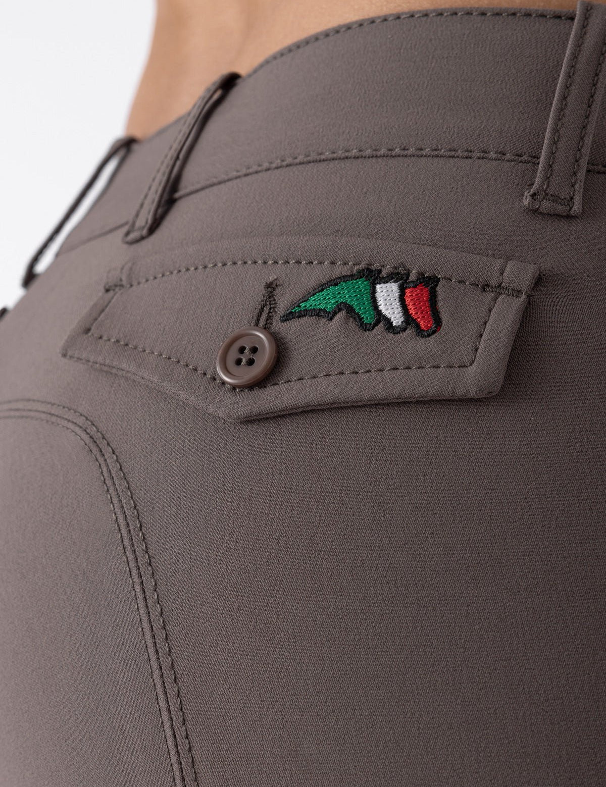 Equiline Boston "Black Triangle" Women's Riding Breeches - Marsh - Equiline - Equiluxe Tack