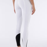 Equiline Boston "Black Triangle" Women's Riding Breeches - White - Equiline - Equiluxe Tack