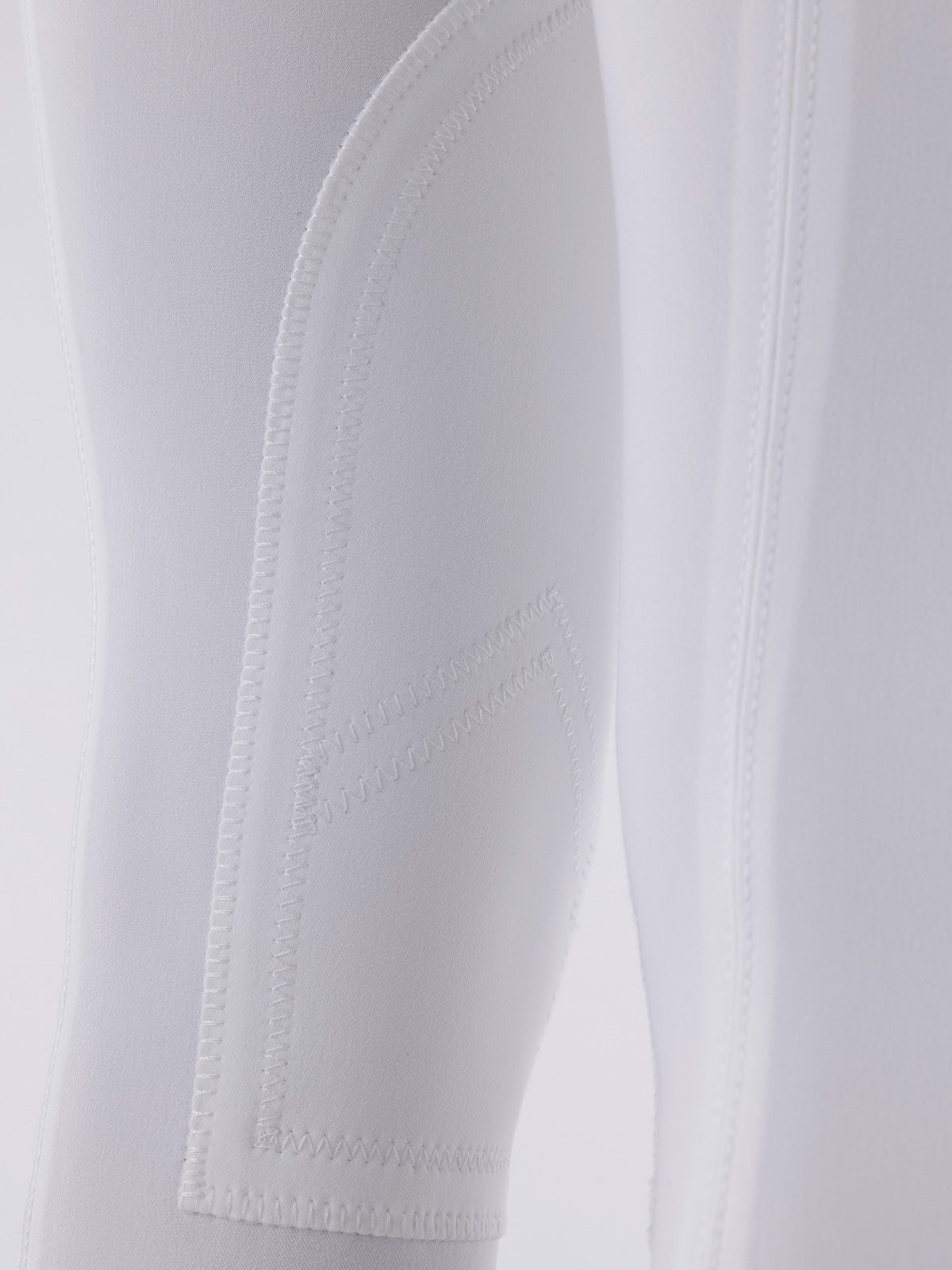 Equiline Boston "Black Triangle" Women's Riding Breeches - White - Equiline - Equiluxe Tack