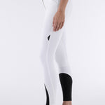 Equiline Boston "Black Triangle" Women's Riding Breeches - White - Equiline - Equiluxe Tack