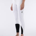 Equiline Boston "Black Triangle" Women's Riding Breeches - White - Equiline - Equiluxe Tack