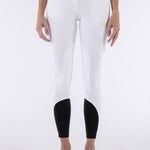 Equiline Boston "Black Triangle" Women's Riding Breeches - White - Equiline - Equiluxe Tack