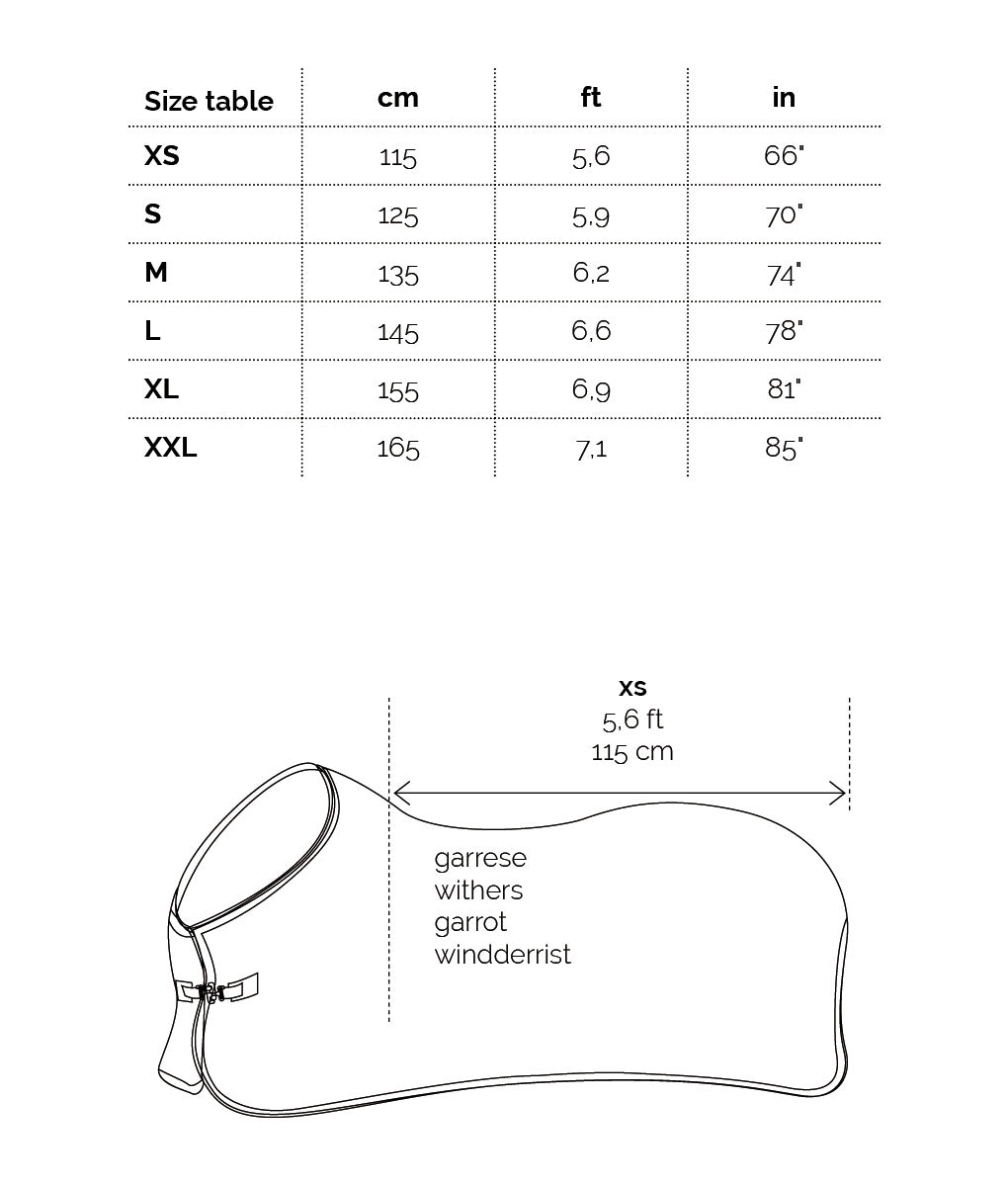 Equiline Calantha Turnout Sheet (0g) - Equiline - Equiluxe Tack