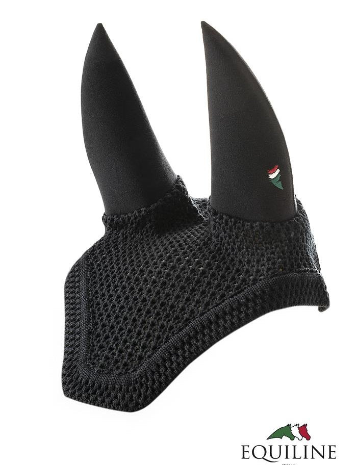 Equiline Dave Soundproof Ear Net - Black - Equiline - Equiluxe Tack