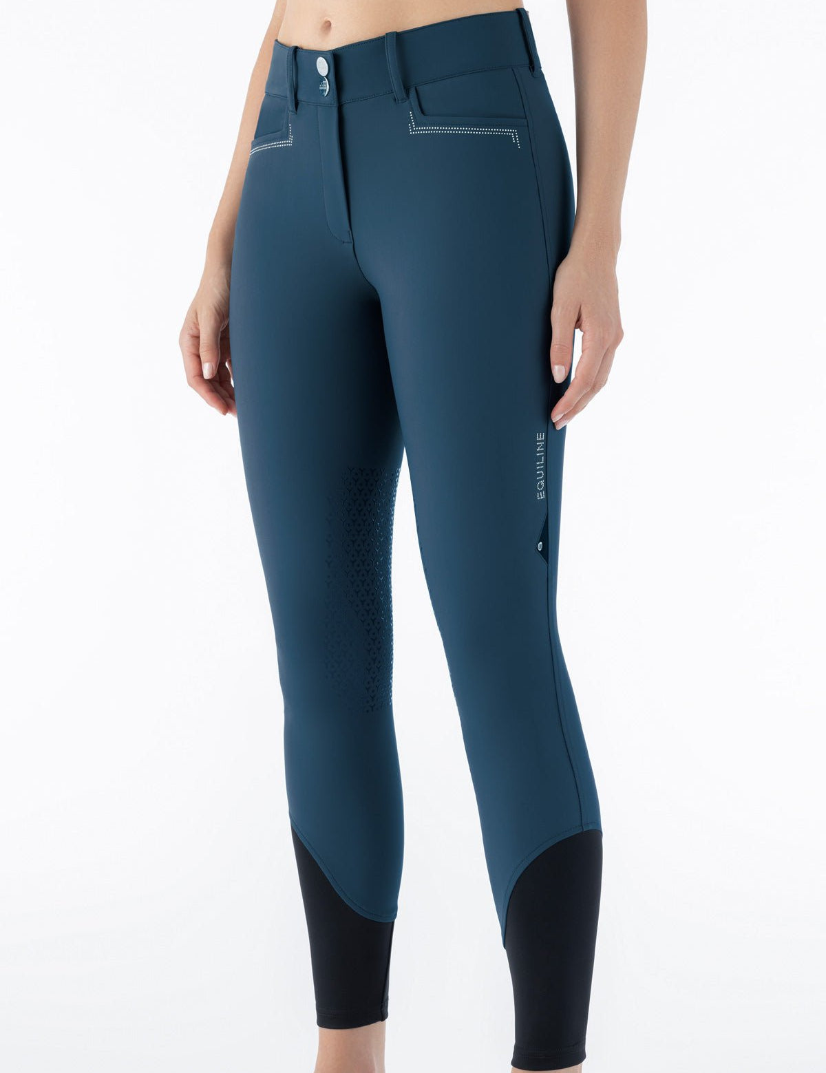 Equiline ELVERKH High Waisted Knee Grip Breeches - Equiline - Equiluxe Tack
