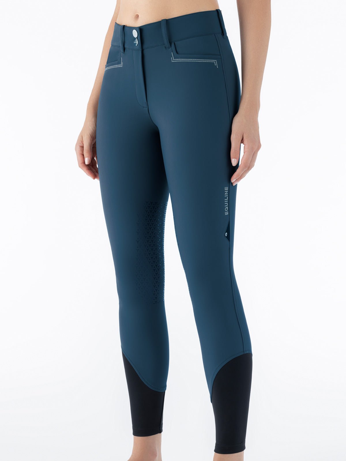 Equiline ELVERKH High Waisted Knee Grip Breeches - Equiline - Equiluxe Tack
