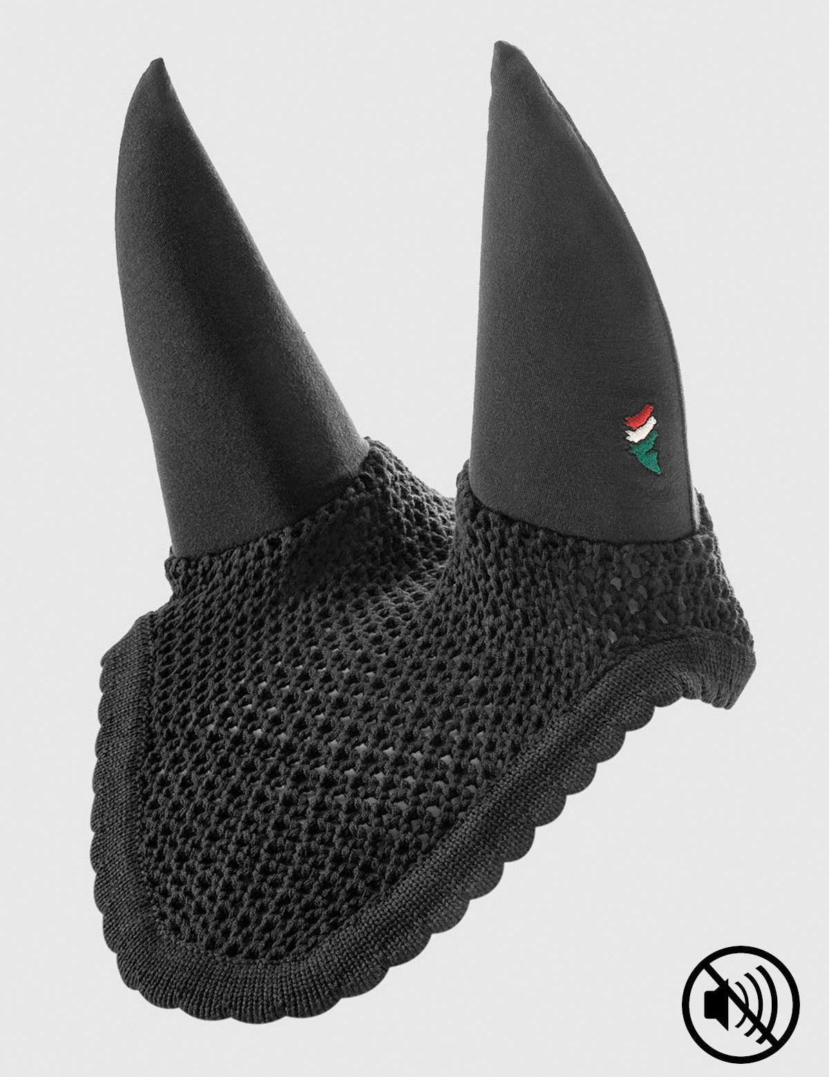 Equiline Gerald Soundproof Ear Net - Black - Equiline - Equiluxe Tack