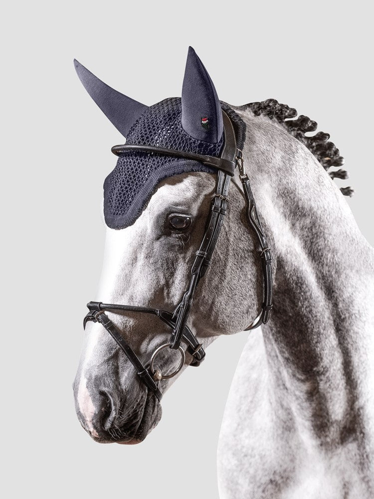 Equiline Gerald Soundproof Ear Net - Navy Blue - Equiline - Equiluxe Tack