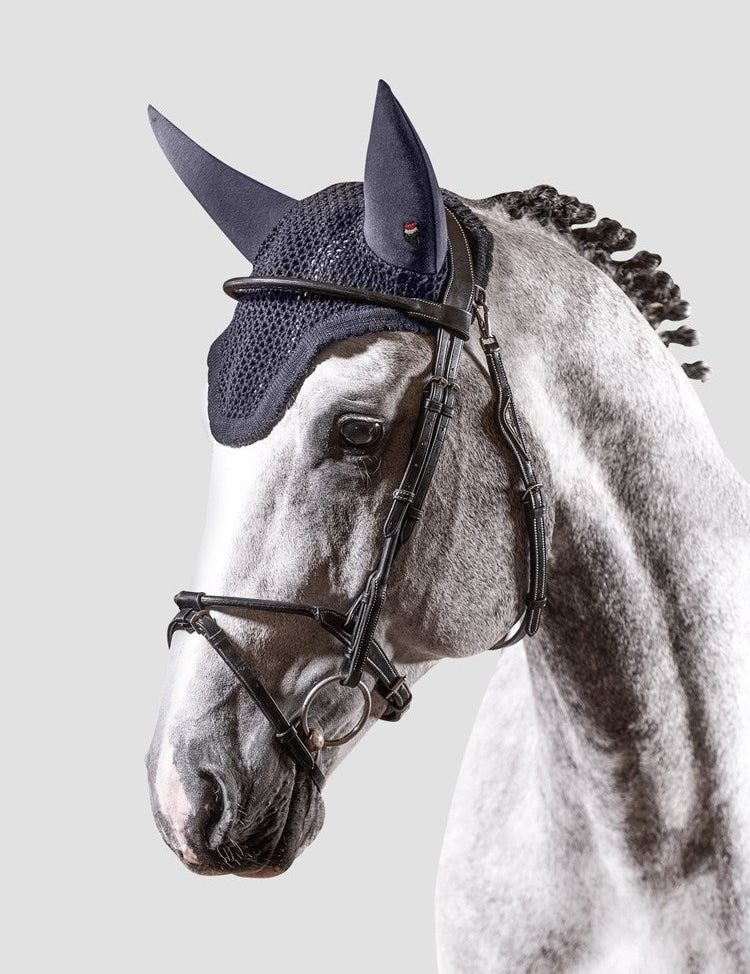 Equiline Gerald Soundproof Ear Net - Navy Blue - Equiline - Equiluxe Tack