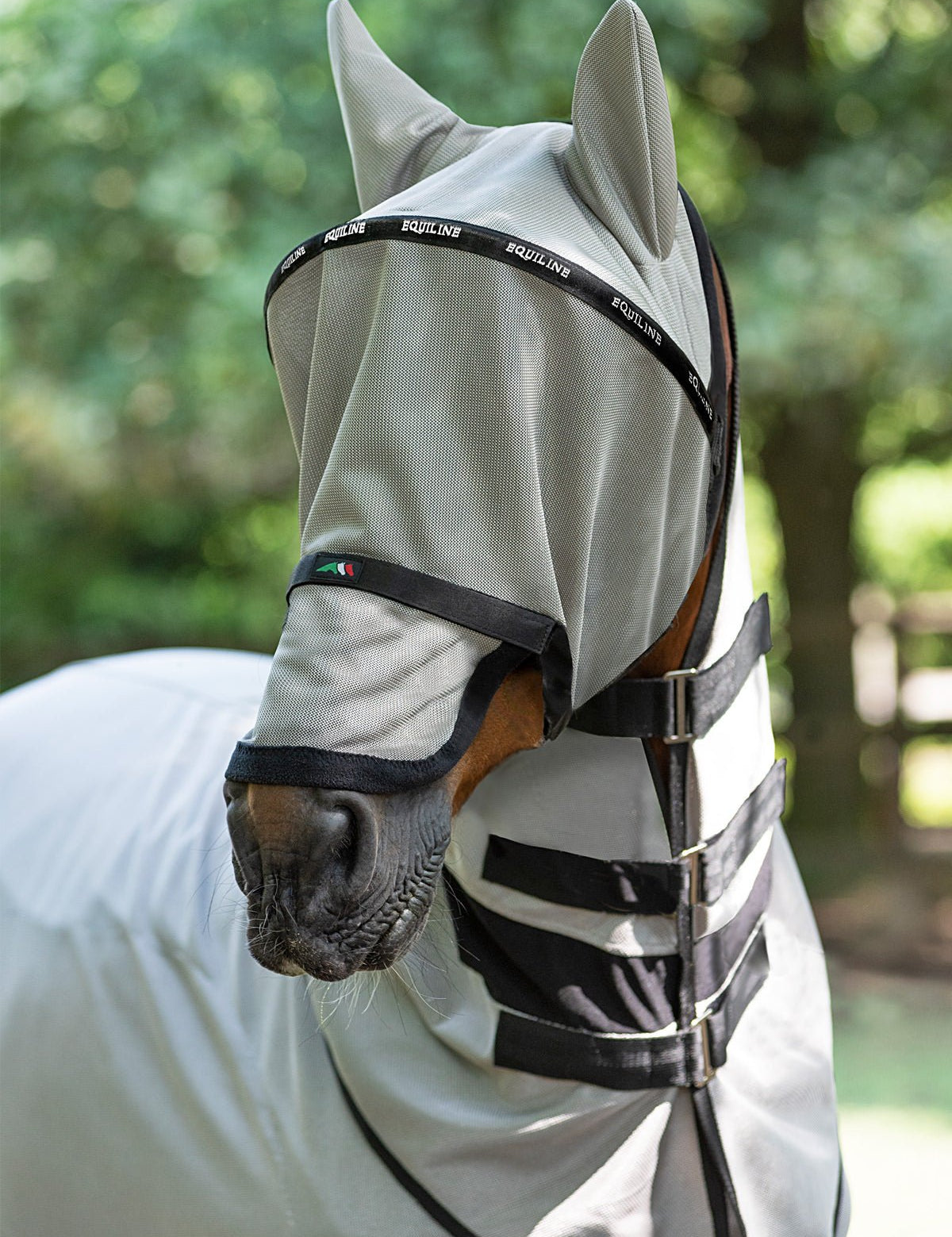 Equiline Lemonfly Semi Rigid Fly Mask - Equiline - Equiluxe Tack