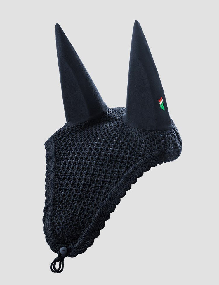 Equiline Ruben Soundproof Tie Down Ear Net - Navy - Equiline - Equiluxe Tack