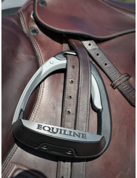 Equiline X - Cel Jumping Safety Stirrups - Grey - Equiline - Equiluxe Tack