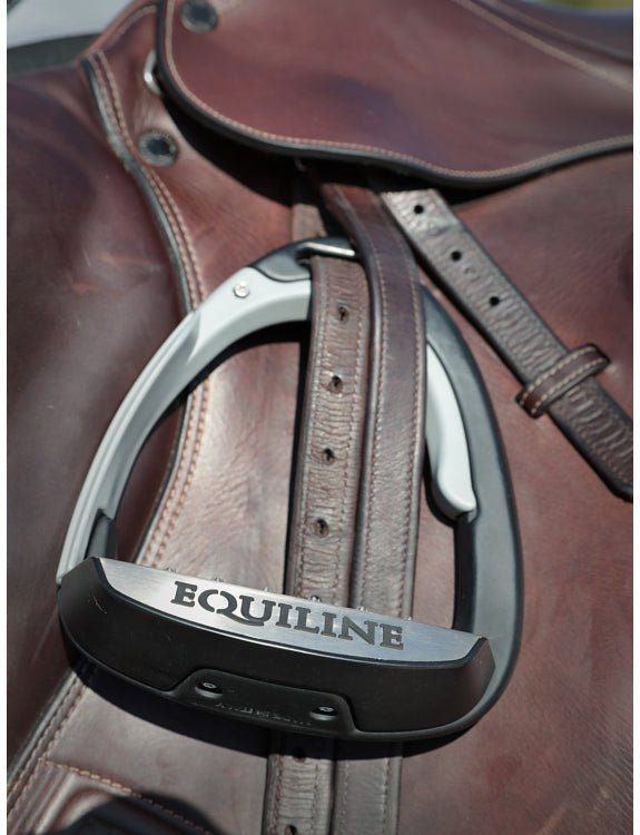 Equiline X - Cel Jumping Safety Stirrups - Grey - Equiline - Equiluxe Tack