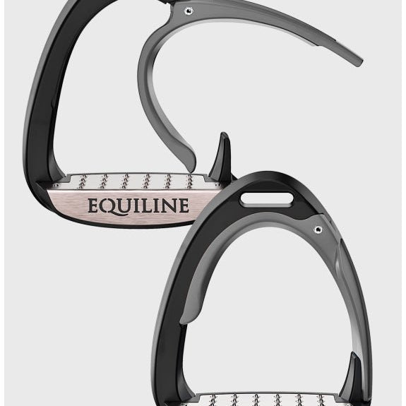 Equiline X - Cel Jumping Safety Stirrups - Grey - Equiline - Equiluxe Tack