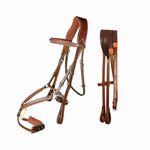 Equiluxe Fancy Stitch Fully Adjustable Figure 8 Bridle with Reins - Equiluxe Tack - Equiluxe Tack