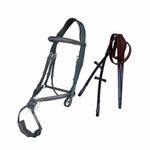 Equiluxe Fancy Stitch Fully Adjustable Figure 8 Bridle with Reins - Equiluxe Tack - Equiluxe Tack