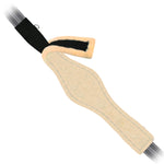 Equiluxe Girth w/ Leather or Sheepskin Padding - Green & Yellow Elastic - Equiluxe Tack - Equiluxe Tack