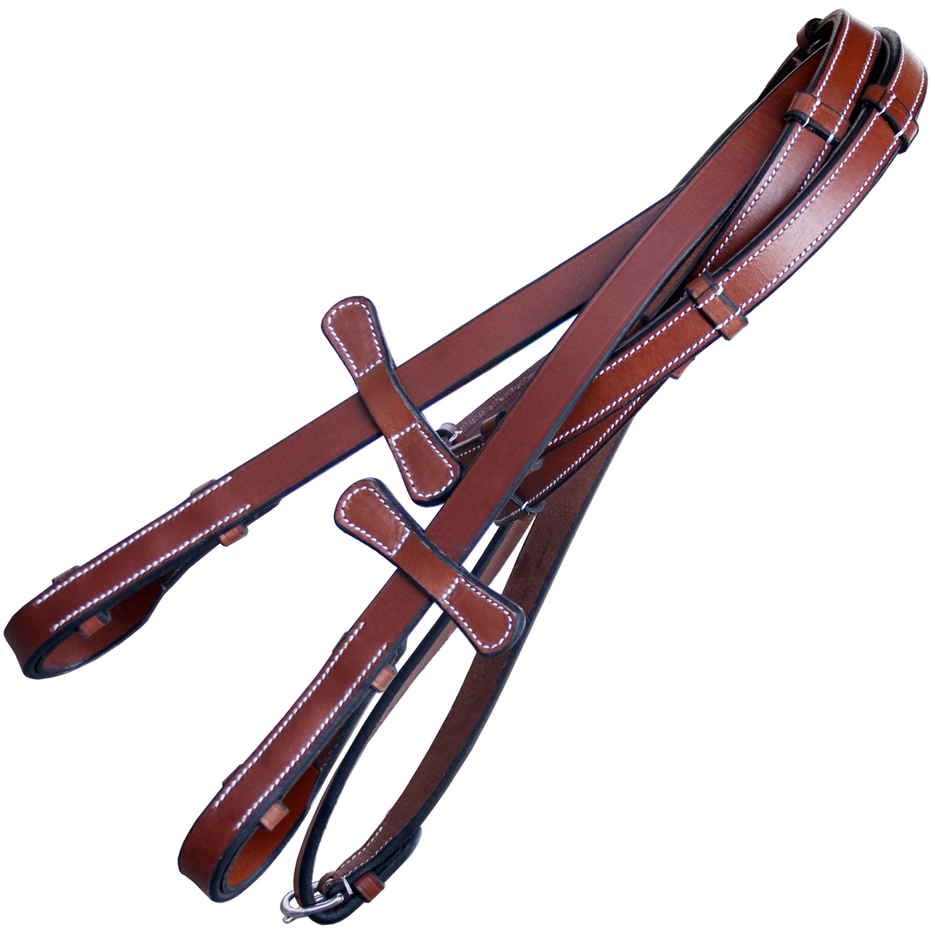 Equiluxe Hunter Reins with Seven Hand Stoppers - Equiluxe Tack - Equiluxe Tack