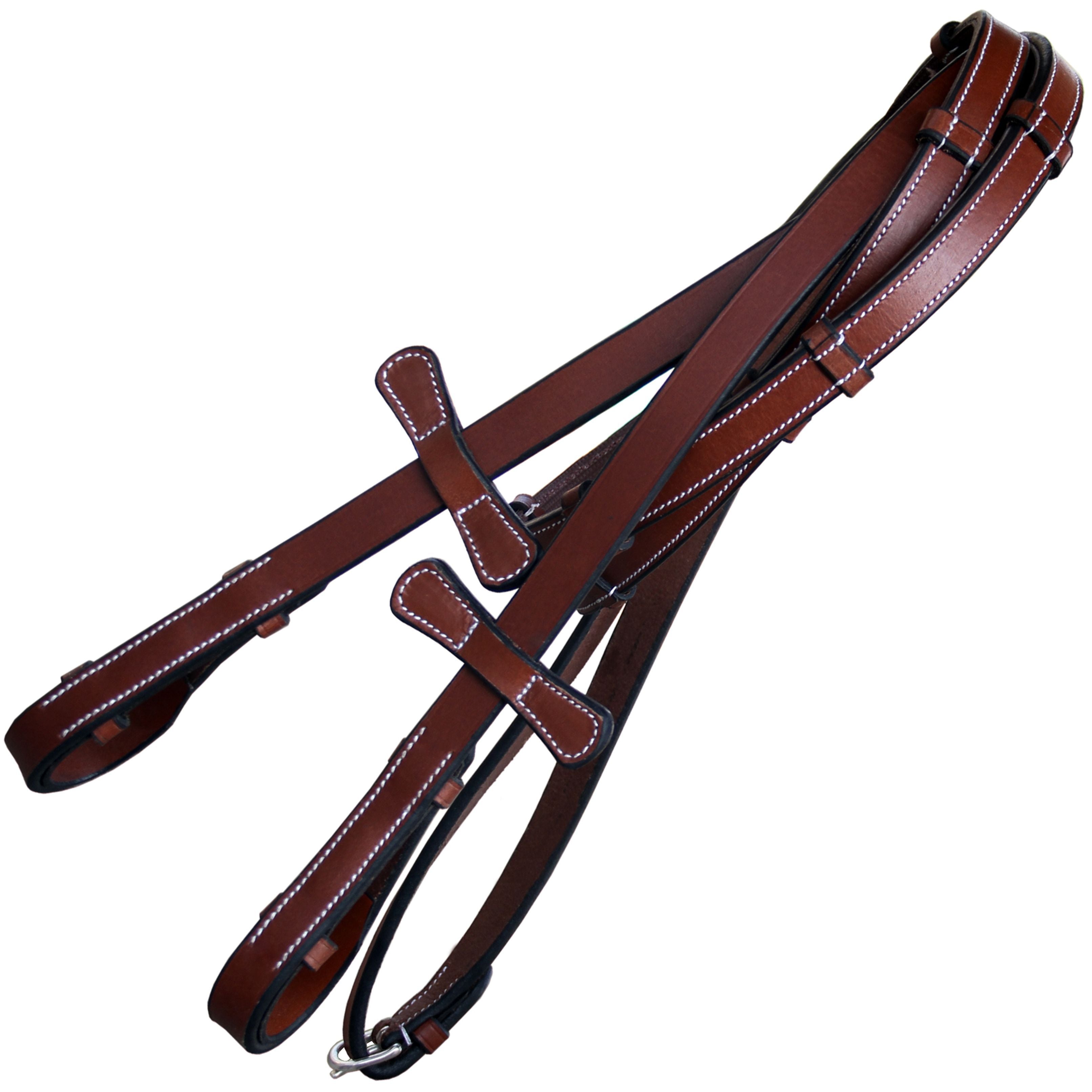 Equiluxe Hunter Reins with Seven Hand Stoppers - Equiluxe Tack - Equiluxe Tack