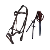 Equiluxe Innovative Combined Flash Anatomical Bridle & Reins - Equiluxe Tack - Equiluxe Tack