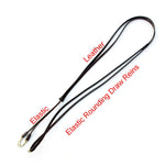 Equiluxe Leather Draw Rein with Round Elastic - Equiluxe Tack - Equiluxe Tack