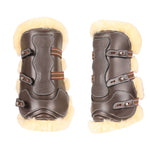 Equiluxe Leather / Sheepskin Tendon Open Front Boots & Fetlock Boot Sets - Equiluxe Tack - Equiluxe Tack