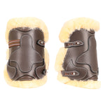 Equiluxe Leather / Sheepskin Tendon Open Front & Fetlock Boots - Equiluxe Tack - Equiluxe Tack