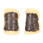 Equiluxe Leather / Sheepskin Tendon Open Front & Fetlock Boots - Equiluxe Tack - Equiluxe Tack