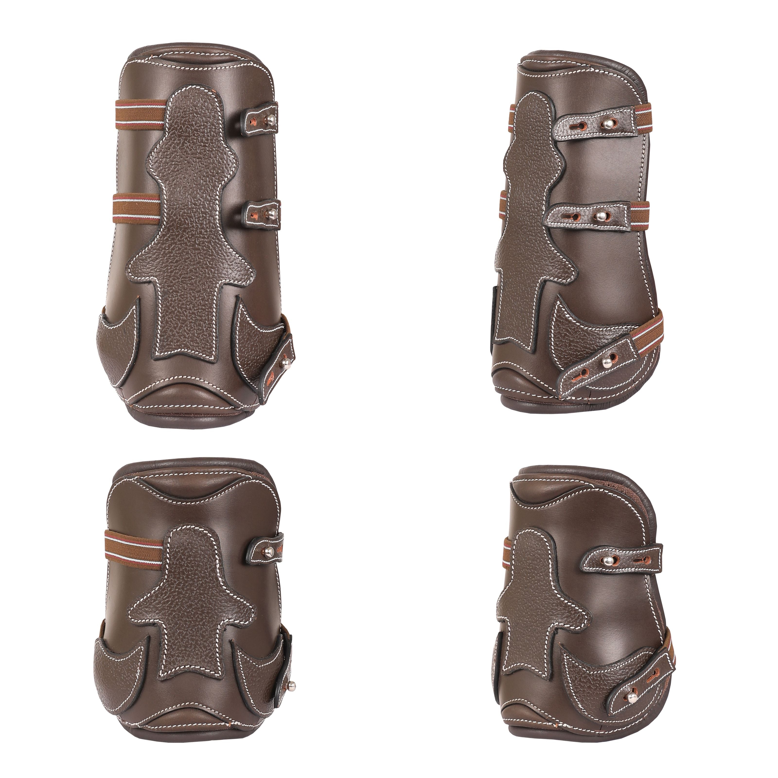 Equiluxe Leather / Sheepskin Tendon Open Front & Fetlock Boots - Equiluxe Tack - Equiluxe Tack